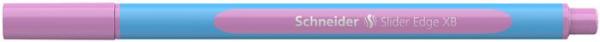 Guľôčkové pero 0,7 mm, s vrchnákom, SCHNEIDER "Slider Edge XB Pastel", fialová 1