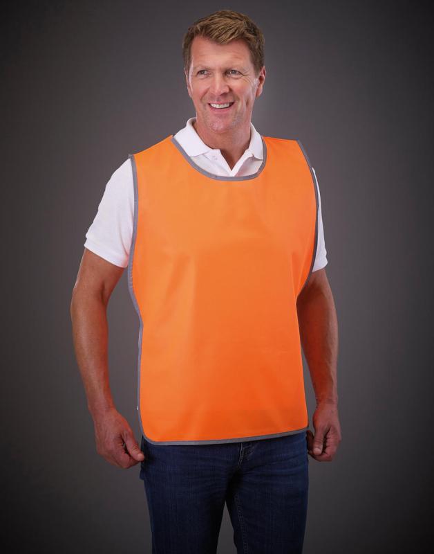 Reflexná vesta Fluo s lemovaním 4
