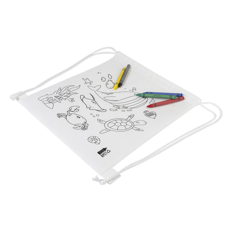 Zocolo Vrecko na šnúrku na farbenie RPET, more 5