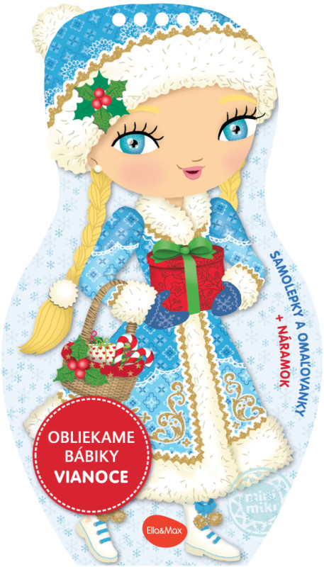 Obliekame bábiky VIANOCE – Maľovanky 7