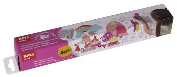 Maľovanka, v kotúči, samolepiaca, APLI "Magic candy land"