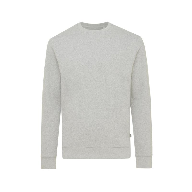 Nefarbená mikina IQONIQ Denali z recykl. bavlny heather grey 4XL 1