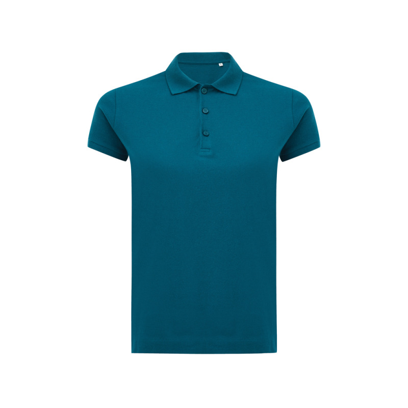 Dámske polo tričko IQONIQ Yosemite z recykl. bavlny dark teal XL