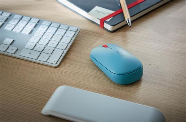 Myš, bezdrôtová, Bluetooth, LEITZ "Cosy", pokojná modrá 4