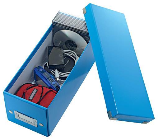 Úložná škatuľa na CD, LEITZ "Click&Store", modrá 3