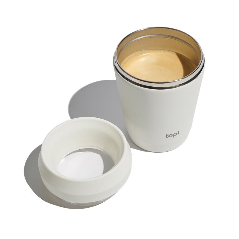 Termohrnček Topl To Go 236 ml z RCS recyklovanej ocele biela 2