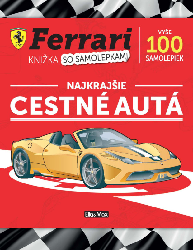 FERRARI, cestné autá – Kniha samolepiek 6