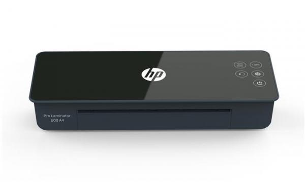 Laminovací stroj, A4, 80-125 mikrónov, HP "Pro Laminator 600", čierna