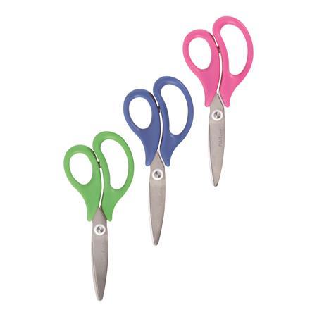 Nožnice, displej, školské, 14,5 cm, PLUS "Fitcut Smart", 3 rôzne farby 3
