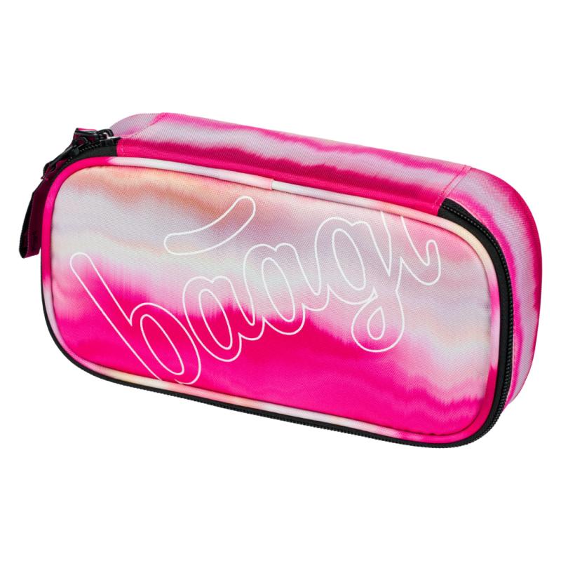 BAAGL Peračník etui Skate Pink Stripes