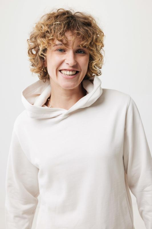Mikina s bočnými vreckami IQONIQ Yengo z rec. bavlny ivory white XXXL 14