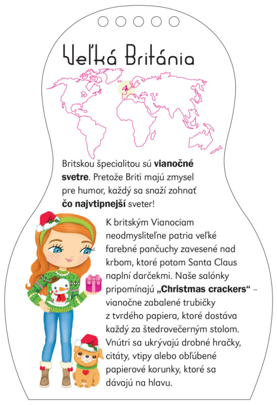 Obliekame bábiky VIANOCE – Maľovanky 5