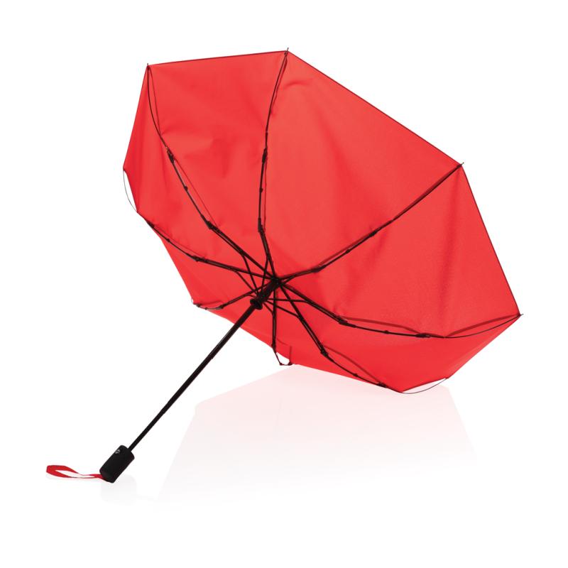 21" auto-open/close dáždnik Impact zo 190T RPET AWARE™ červená 3