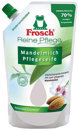 Tekuté mydlo, náhradná náplň, 0,5 l, FROSCH, mandľové mlieko 1