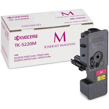 TK5220M Toner k tlačiarňam P5021cdn, P5021cdw, M5521cdn, M5521cdw, KYOCERA červený 1,2k 1