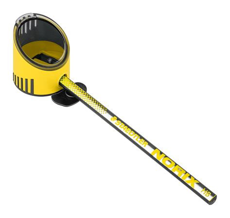 Sada grafitových ceruziek so strúhadlom a gumou, tvrdosť HB, STAEDTLER "Norix® 181", žltá 2