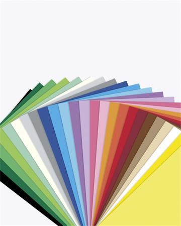 Dekoračný kartón, 2 stranný, A4, 300 g, 25x2 listov, FOLIA, rôzne farby 2