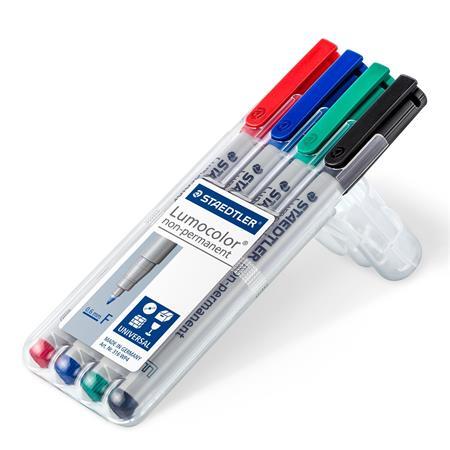 Nepermanentný popisovač, sada, OHP, 0,6 mm, STAEDTLER "Lumocolor 316 F", 4 rôzne farby 2