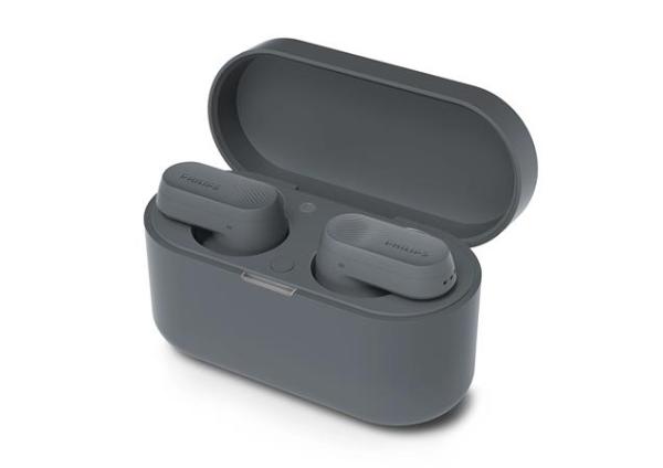 Slúchadlá, TWS bezdrôtové, Bluetooth 5.3, PHILIPS "TAT3509", sivé 2