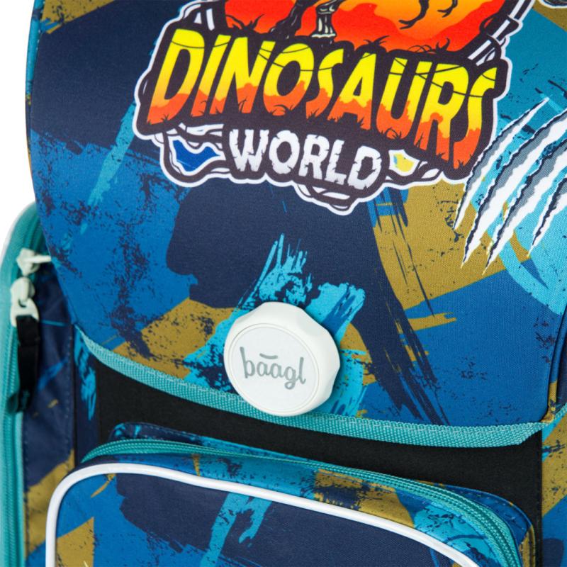 BAAGL Školská aktovka Ergo Dinosaurs World 6