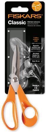 Nožnice, kuchynské, 18 cm, FISKARS "Classic", oranžová 2