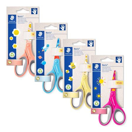 Nožnice, školské, 14 cm, STAEDTLER "Noris 965", mix farieb