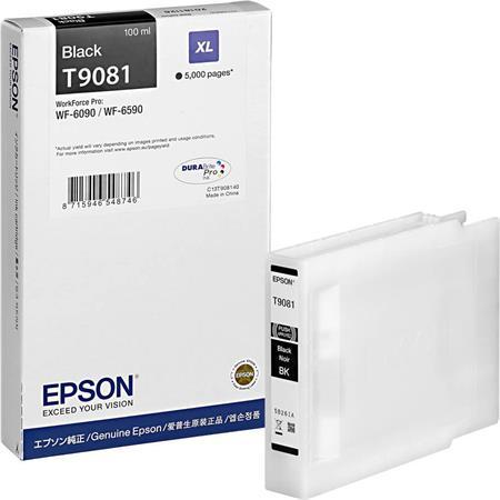 T908140 Náplň k tlačiarňam Workforce Pro WF-6090, WF-6590, EPSON, čierna, 5k 1