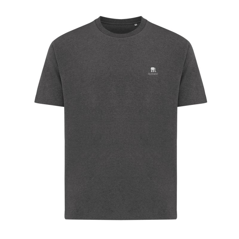 Tričko IQONIQ Teide z recykl. bavlny heather anthracite 4XL 3