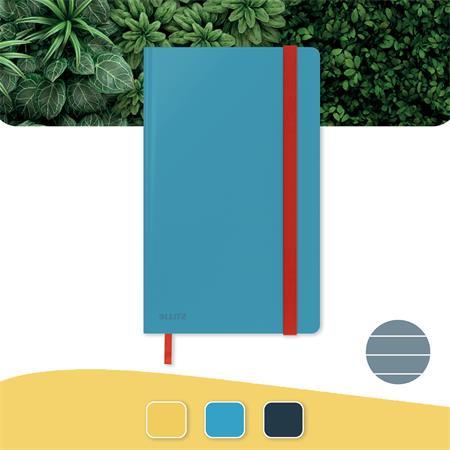 Záznamová kniha, A5, linajková, 80 listov, tvrdá obálka, LEITZ "Cosy Soft Touch", matná mo 2