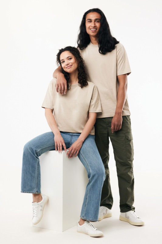 IQONIQ Nikko tričko z hrubej recyklovanej bavlny desert XXL 14