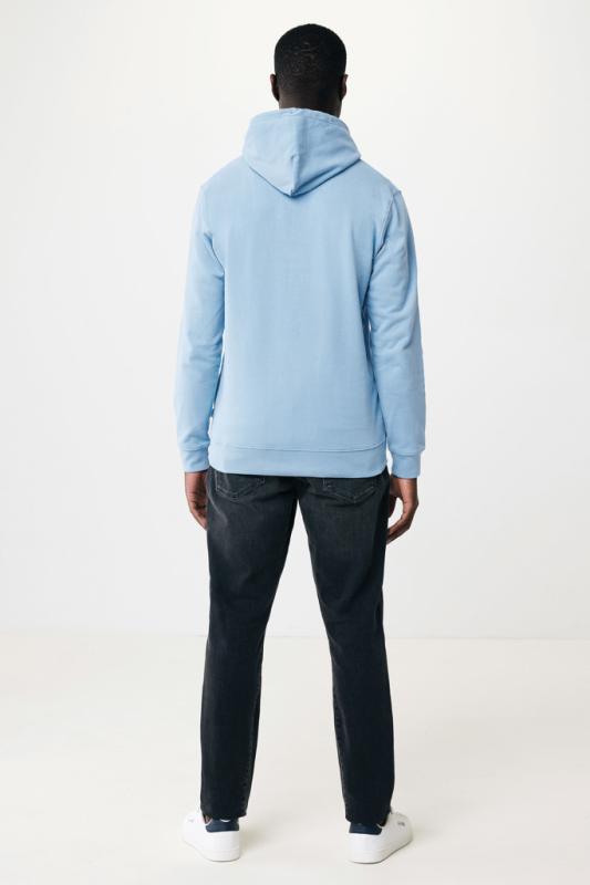 Mikina s kapucňou IQONIQ Jasper z recykl. bavlny sky blue XXS 7