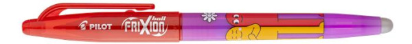 Roller, 0,35 mm, odstrániteľné písmo, s vrchnákom, PILOT "Frixion Ball Friends",fialový 1