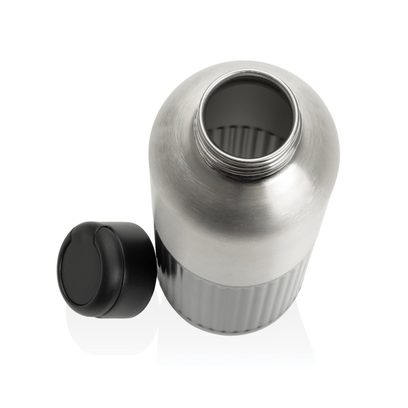 Ripple RCS R-steel nepriepustná fľaša na vodu s uškom 750 ml čierna 3