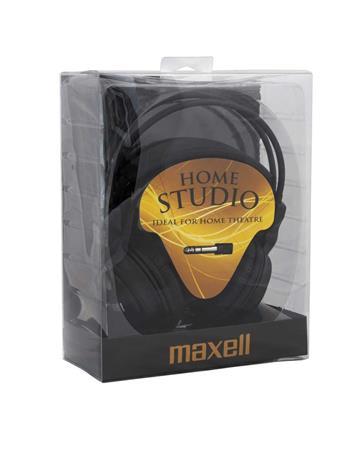 Náhlavné slúchadlá, drôtové, MAXELL "Home Studio", čierna 4