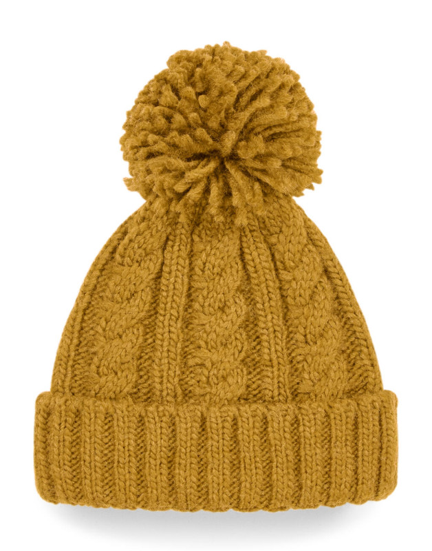 Čiapka Cable Knit Melange Beanie 2