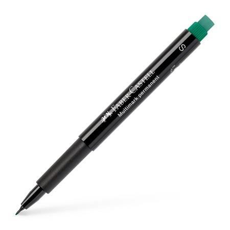 Permanentný popisovač, OHP, 0,4 mm, FABER-CASTELL "Multimark 1523", zelený 3