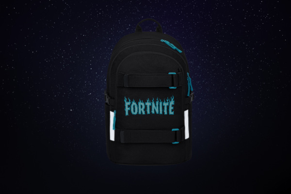 BAAGL Školský batoh Skate Fortnite Blue GRS 9