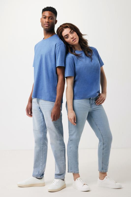 Tričko IQONIQ Teide z recykl. bavlny heather blue XL 4