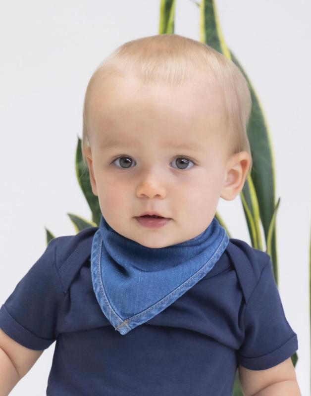 Džínsový podbradník Baby Rocks