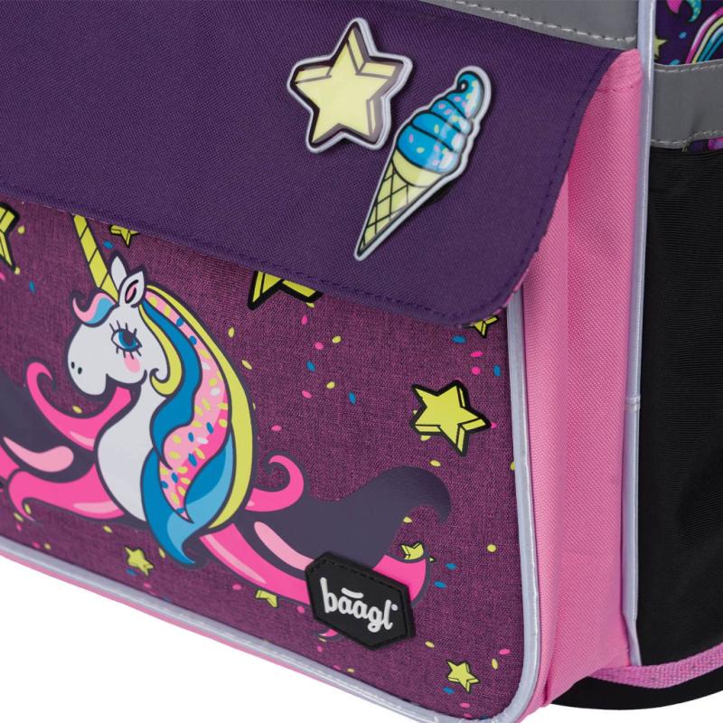BAAGL Školská aktovka Zippy Unicorn 11