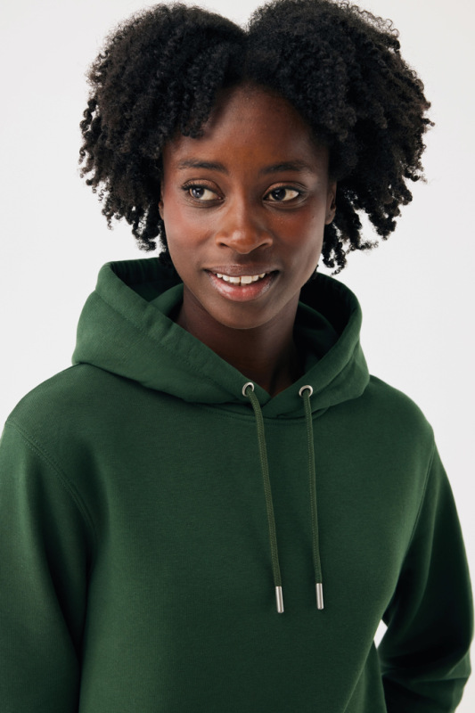 IQONIQ Joshua Unisex mikina s kapucňou z rec. bavlny forest green M 8