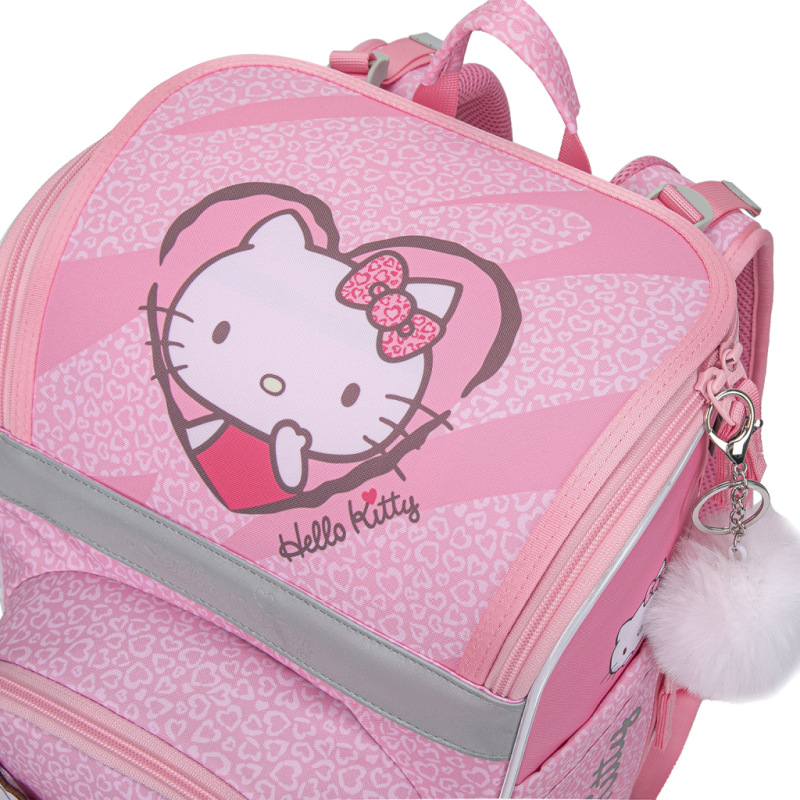 BAAGL Školská aktovka Zippy Plus Hello Kitty Sweet Leopard GRS 6