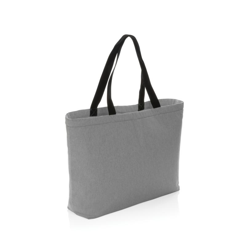 Nefarbená chladiaca taška Impact z 285g recykl. canvas AWARE sivá 1