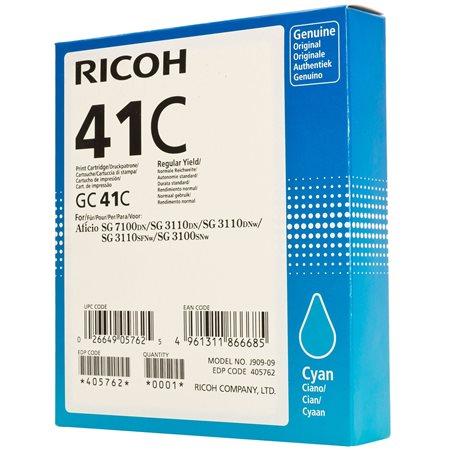 405762 Gélová náplň k tlačiarňam SG 3100SNw, SG 7100DN, RICOH Type GC41C modrá, 2,2K 1