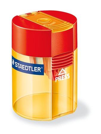 Strúhadlo, jednodierové, so zásobníkom, STAEDTLER, mix farieb 3