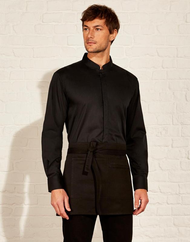 Barmanská košeľa Bargear™ Mandarin Collar s dlhými