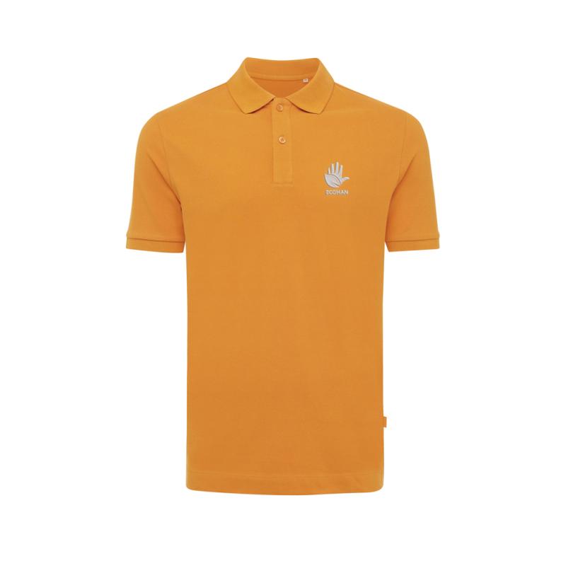 Polo tričko IQONIQ Yosemite z recykl. bavlny sundial orange XS 3
