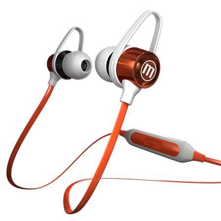 Slúchadlá, bezdrôtové, Bluetooth 5.1, s mikrofónom, MAXELL "Metalz Onesie", oranžová 2