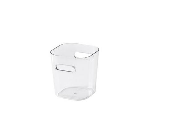 Úložný box, plastový, 0,6 l, SMARTSTORE "Compact Clear Mini", priehľadný 1