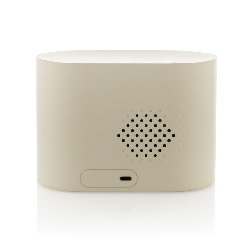 LumaRise RCS budík s bielym šumom z recyklovaného plastu béžová 8